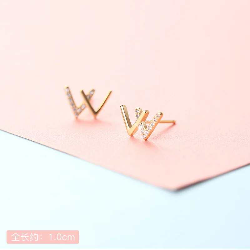 

Earrings Simple Korean Style Exquisite Small Earring Net Red Gold East Gate Eardrop Earbone Nail Silver Needle Earrings