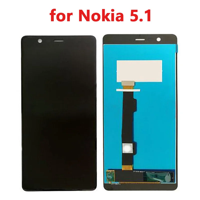 ЖК-дисплей для Nokia 5.1 сенсорный экран дигитайзер TA 1024 1027 1044 1053 1008 1030 1109 1075 5 1 Plus