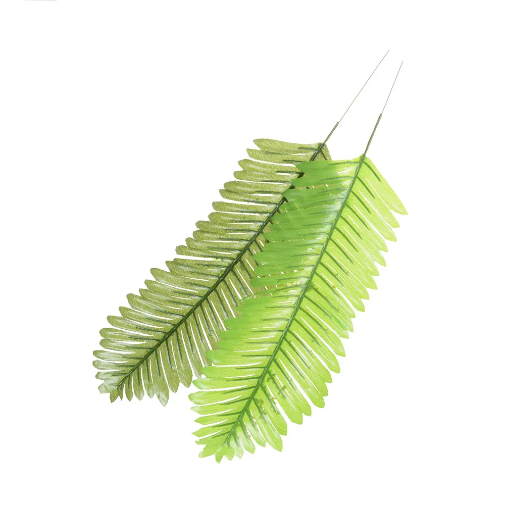 Искусственные листья дерева пластиковые зеленые растения искусственная