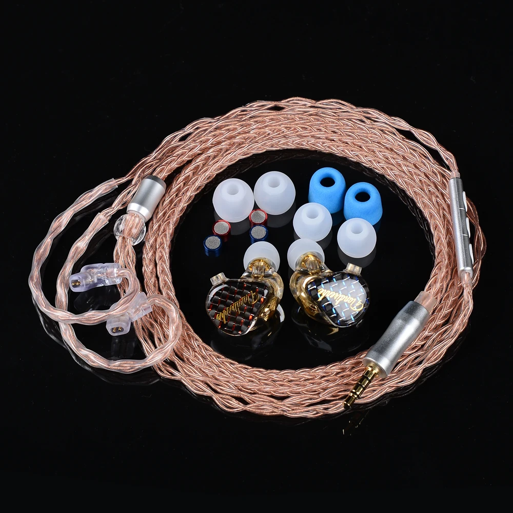 New 2020 HIFI Tuning Mouth Filter Earphones 0.78 2pin Resin Custom Fever IEM for Qdc Huawei Dynamic Earbuds DJ Stage | Электроника
