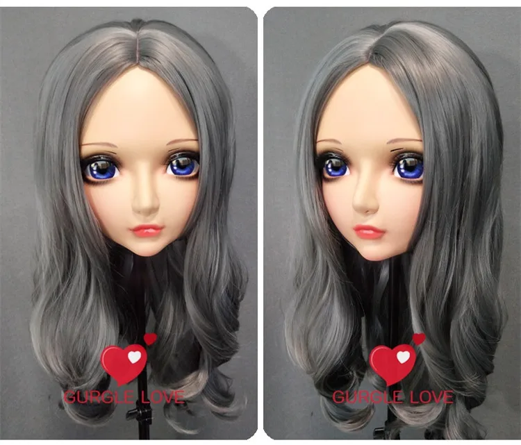

(NEW-121) Female Male Mask Realistic Silicone Masks Halloween Party BJD Baby Doll Crossdress Japan Kigurumi Mask Anime Cosplay