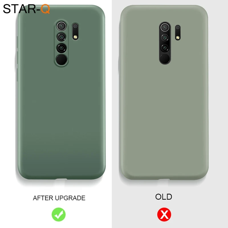 full cover liquid silicone phone case for xiaomi redmi note 8 pro 8t 8 t original soft protective back cases for redmi note8 pro