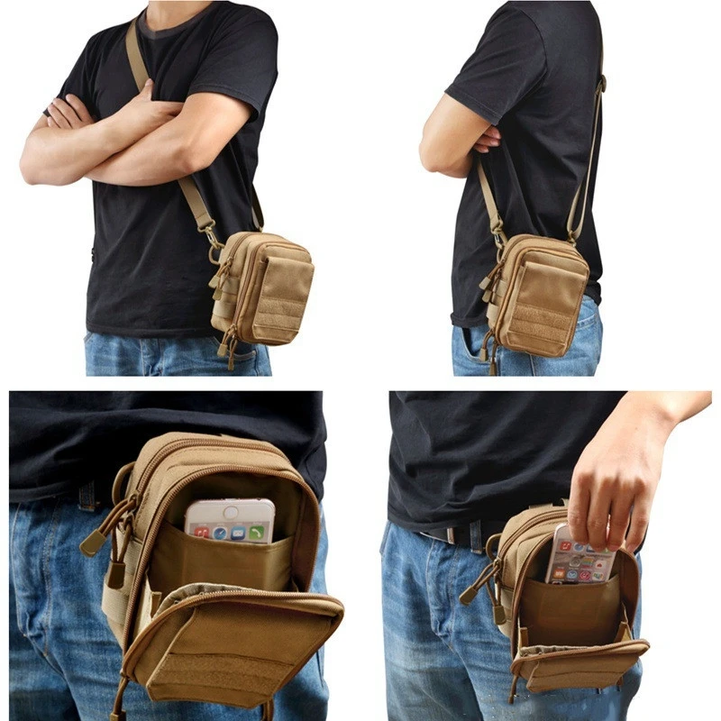 BC Nylon Military Tactical Bag Shoulder Travel Bag Outdoor Sport Climbing Adventure Hunting Fishing Portable Molle Tool Bag Gear