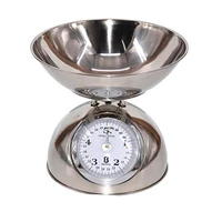 5kg mechanical type stainless steel accurate kitchen scale easy read measuring tool baking home food weighing with bowl cooking