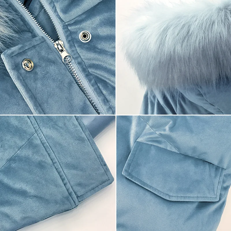 

New arrival Winter Hooded Warm Down Coat Women Long Down Jackets Ladies Thicken Cotton Parka Outerwear Korean Coat