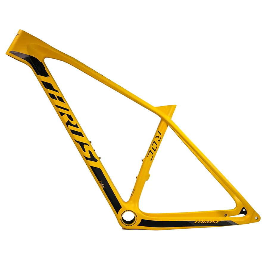 Yellow Рама для горного велосипеда из углеродного волокна 29er 148*12 мм, рама 15 дюймов 17 дюймов 19 дюймов, рама для горного велосипеда - Цвет: Yellow