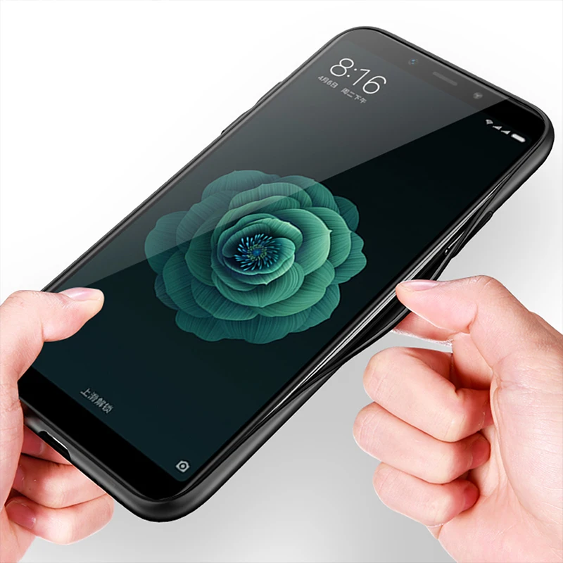 Градиентный чехол из закаленного стекла для Xiaomi Redmi Note7 6 5 Pro стеклянный A1Mi8 Pocophone F1