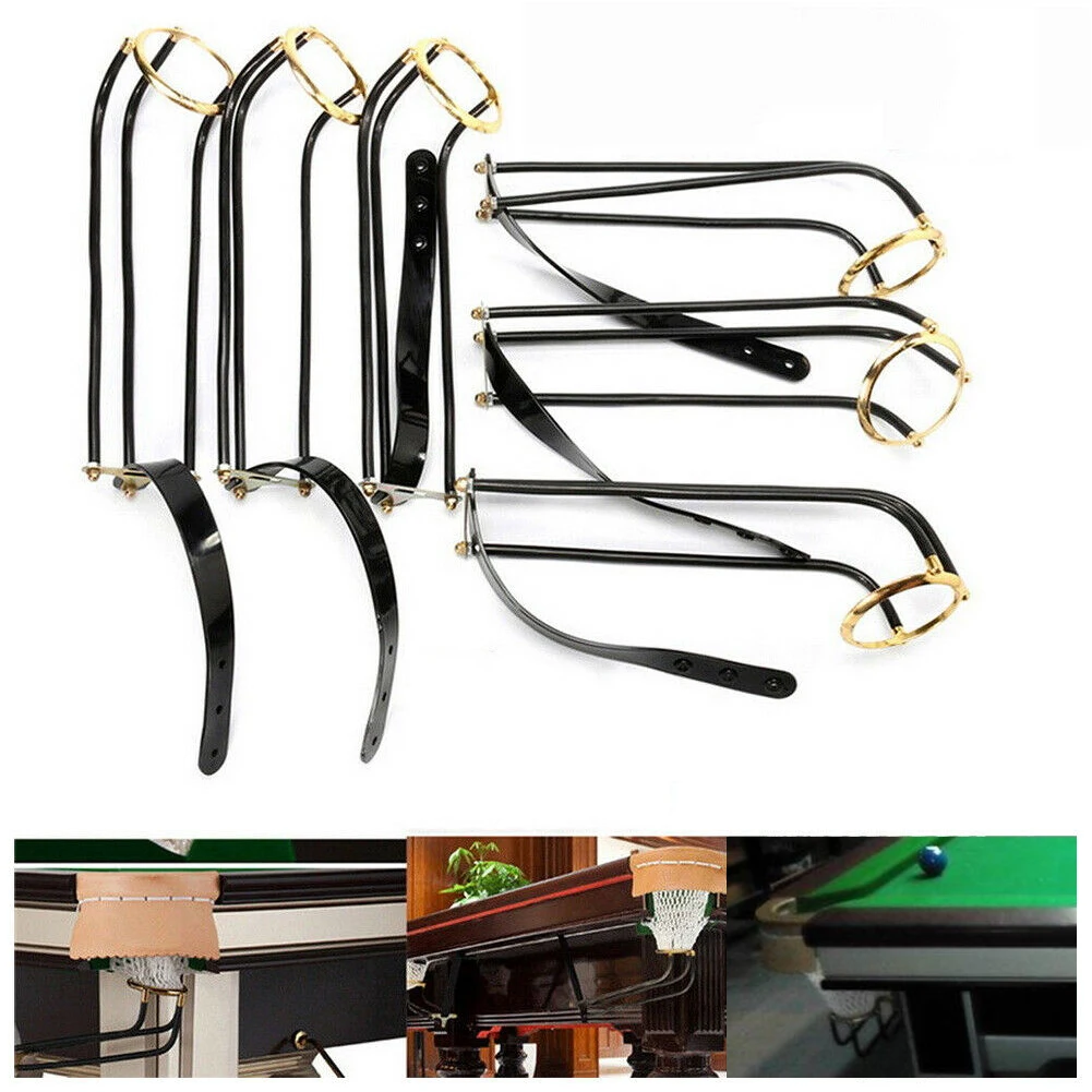 

6 Pcs Practical Elegant Snooker Rail Firm Durable Enter Billiard Table Use Easy Install Falling Ball Universal American Portable