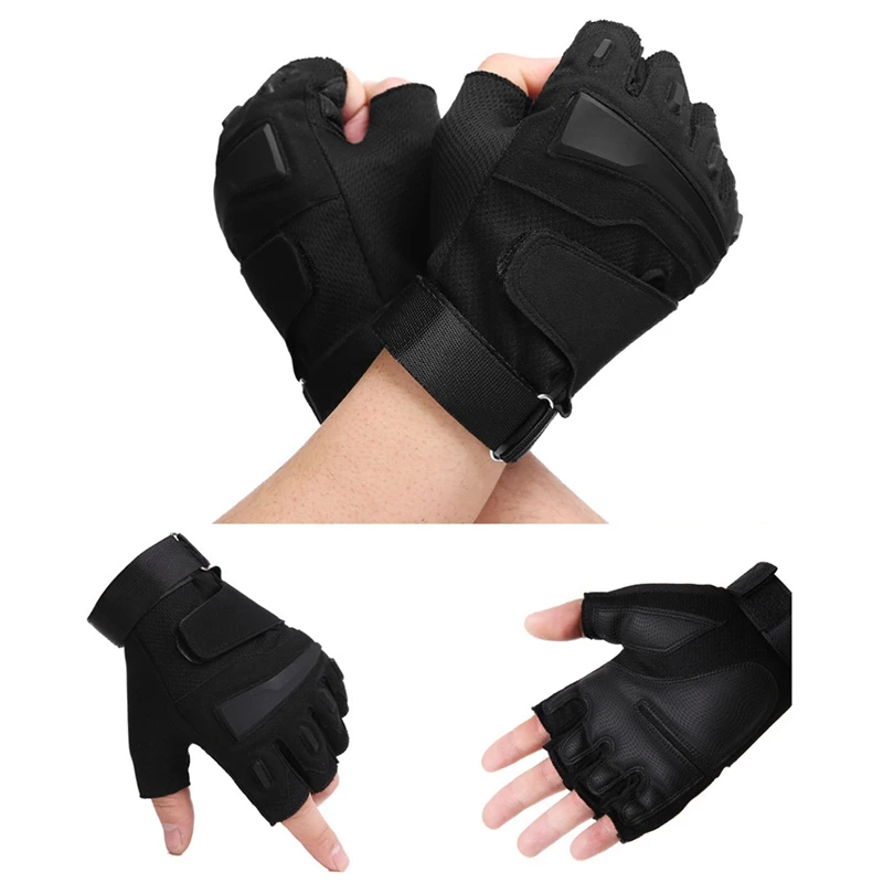 Полупальцевые перчатки для тренажерного зала тяжелой атлетики бодибилдинга