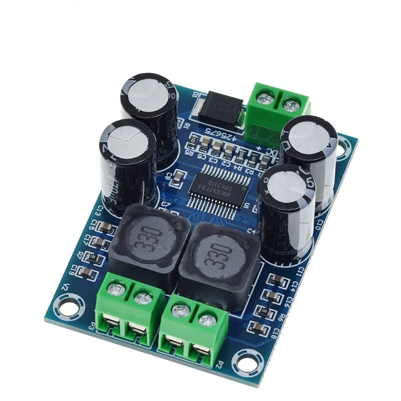 

TPA3118 60W Mono Amplifier Board XH-M311 DC 10-24V 3A Digital Power Audio AMP Class D Amplifier For Home Theater Speakers