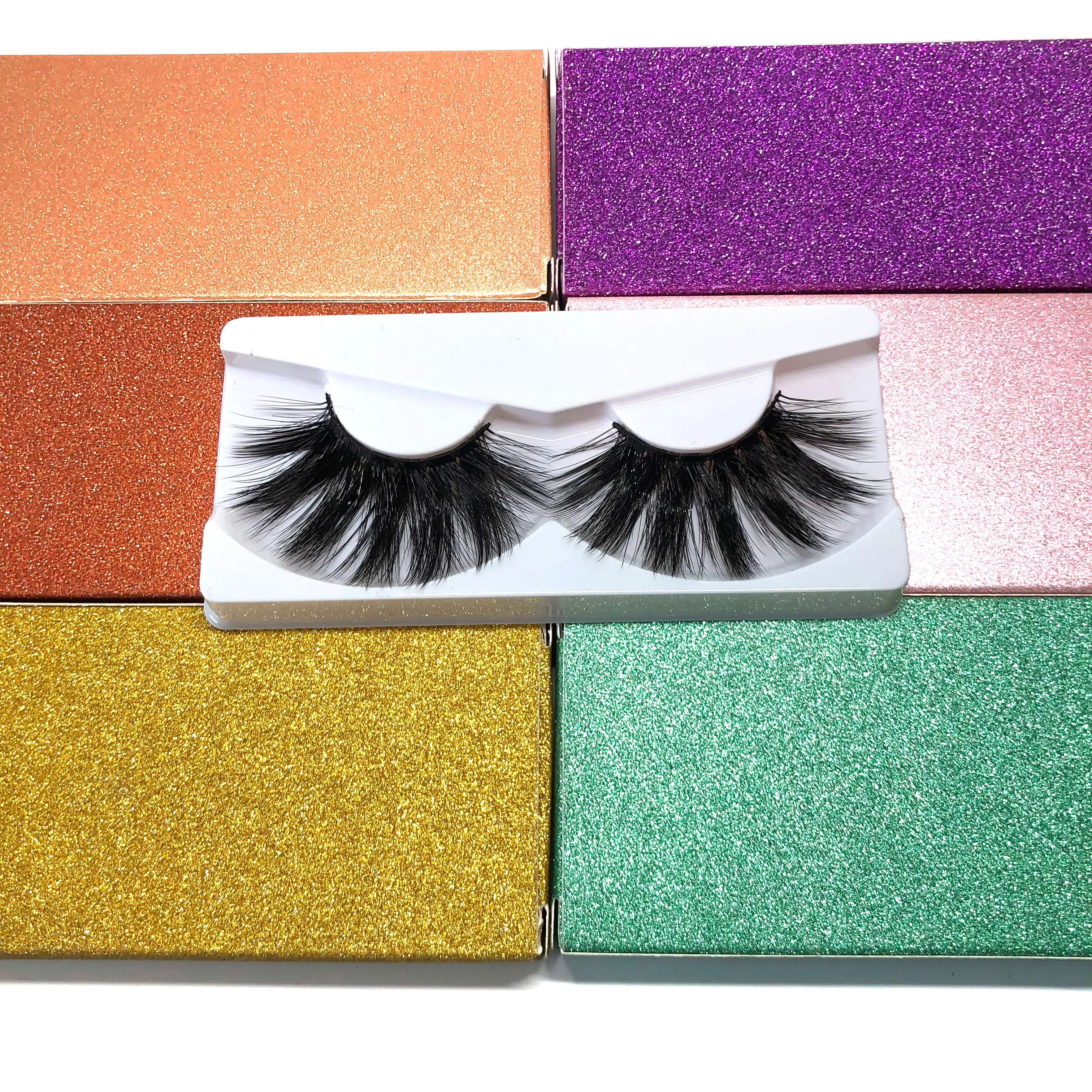 

3D Faux Mink 1 Pair Eyelashes New Arrival 100% Cruelty free Thick Natural Long Dramatic Lashes Cross Handmade False Eyelashes
