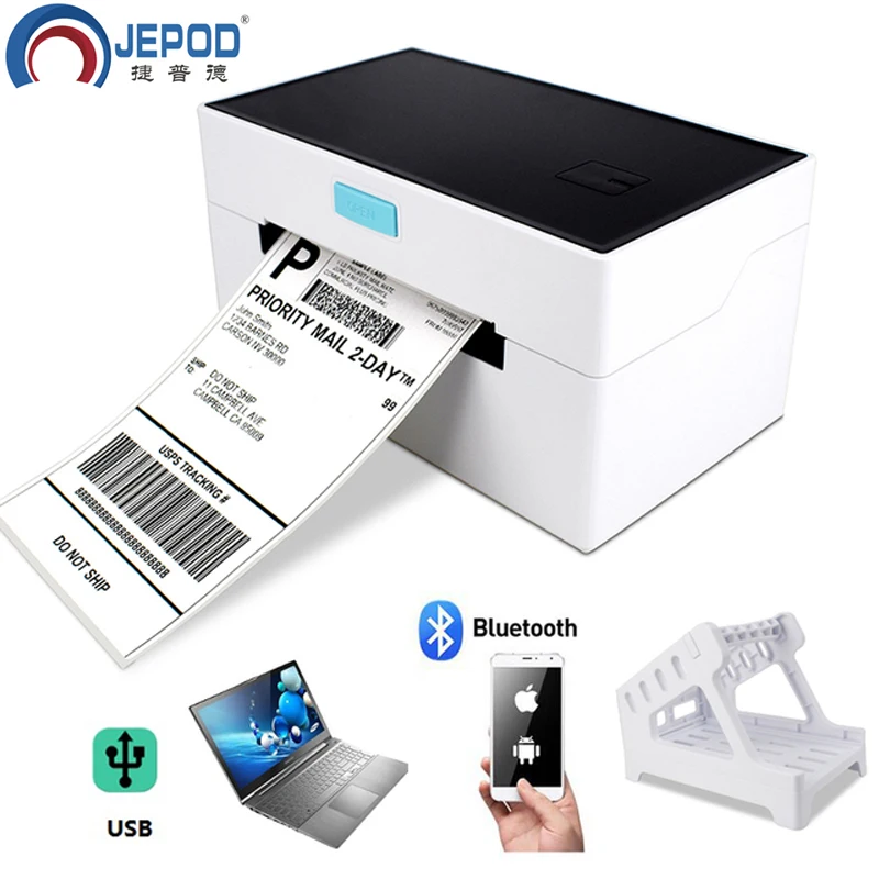 Высокоскоростной Настольный термопринтер JEPOD JP-9220 USB Bluetooth устройство для