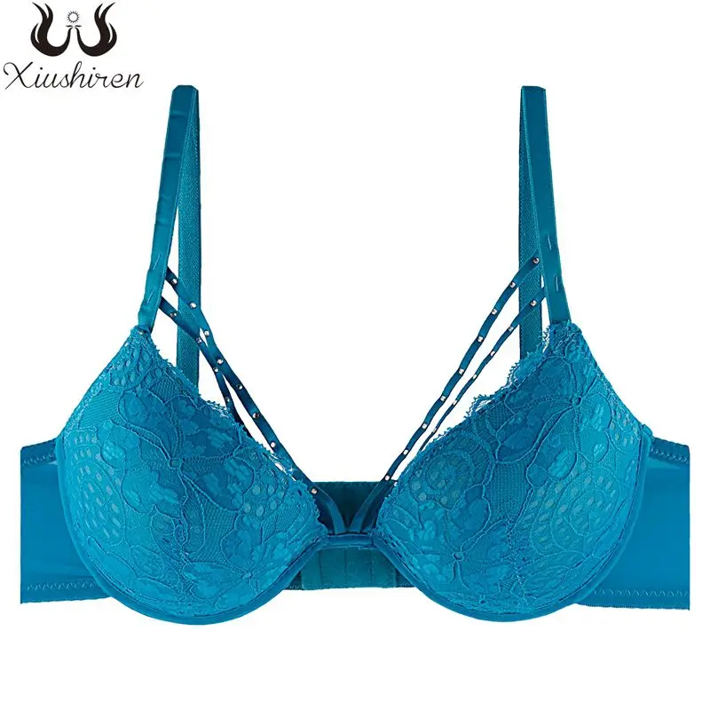 Xiushiren сексуальный бюстгальтер для груди женщин пуш ап кружевной бюстгальтера