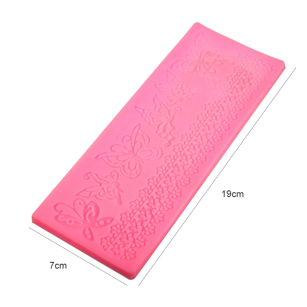 

Wedding Cake Silicone Beautiful Flower Lace Fondant Mold Mousse Sugar Craft Icing Mat Pad Pastry Cake Decorating Tools