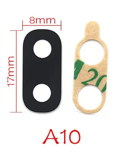 A10 A105F Задний объектив задней камеры для samsung Galaxy A10 A20 A30 A40 A50 A60 A70 с клейкая лента Стикеры Запчасти для авто - Цвет: A10 A105F