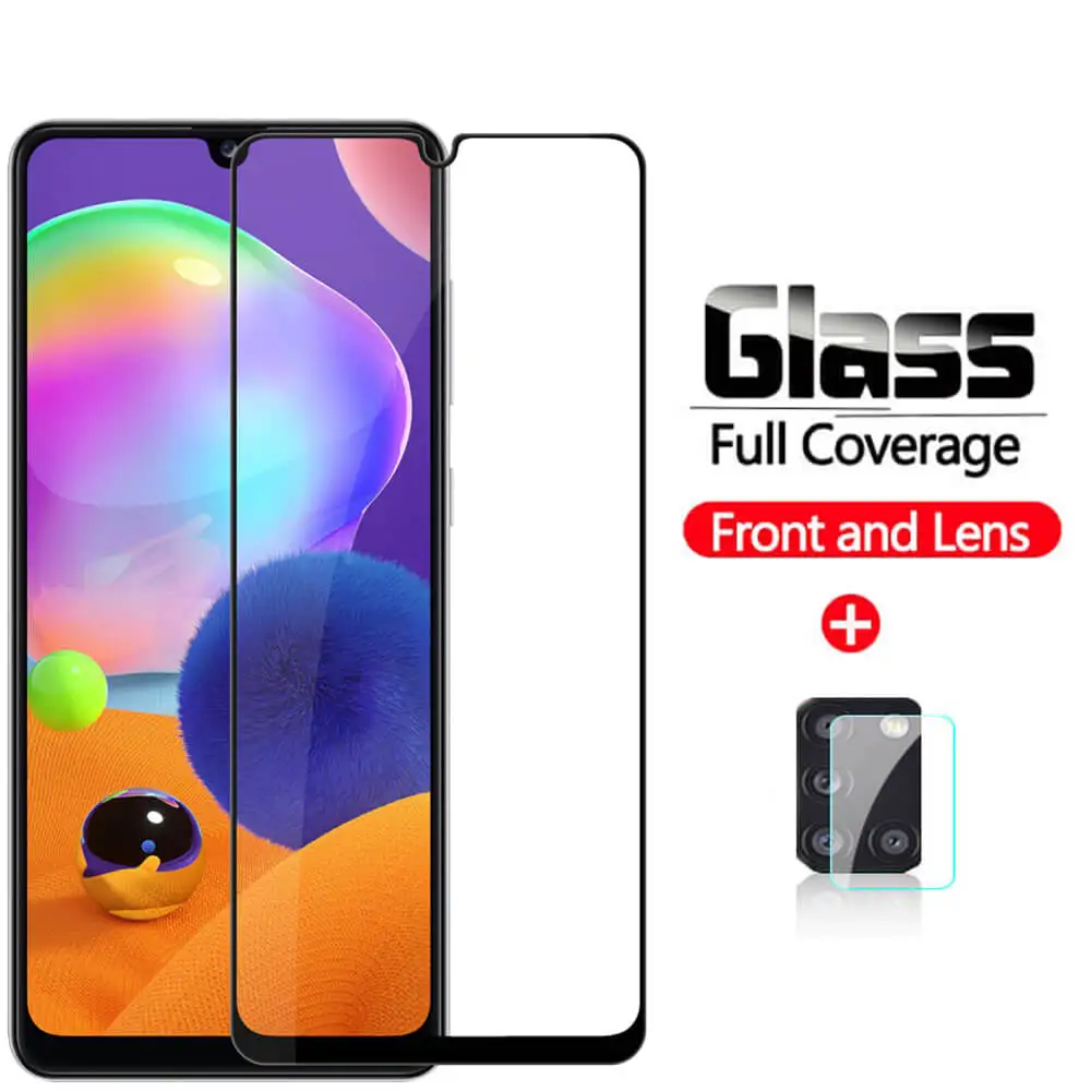 Защитное стекло 2 в 1 Samsun A31 для Samsung Galaxy камеры SM A315F 31A A 31 защитные прозрачные