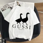 Футболка женская с принтом Ga и надписью Friends