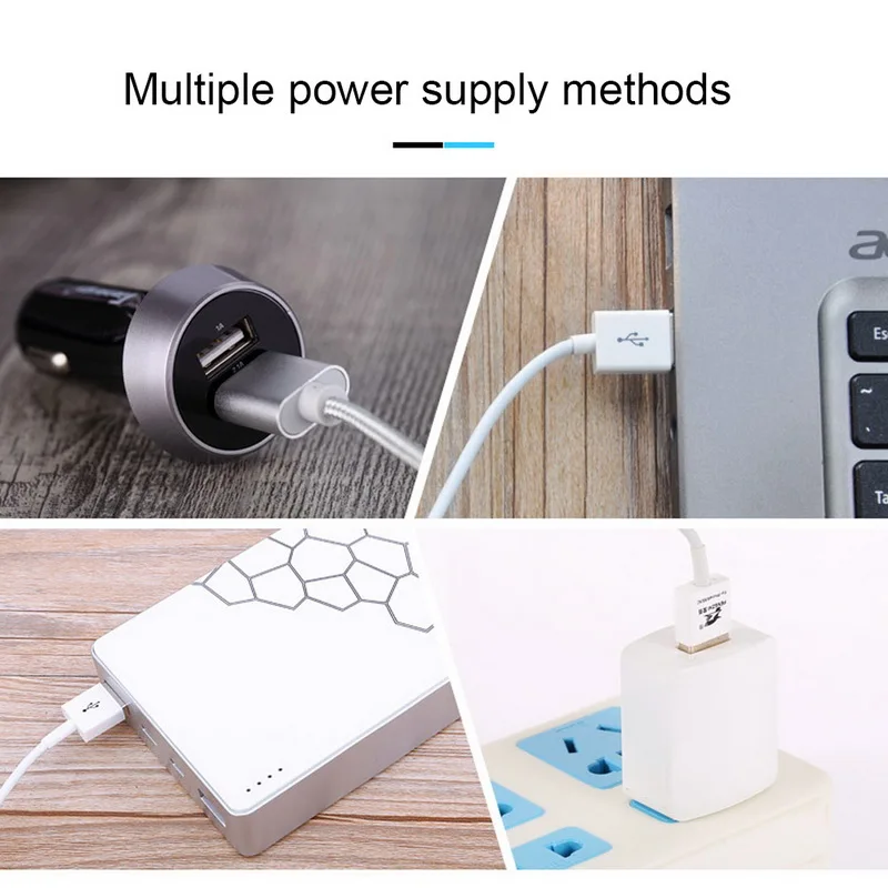 USB портативный вентилятор шейный платок с перезаряжаемой батареей маленькие