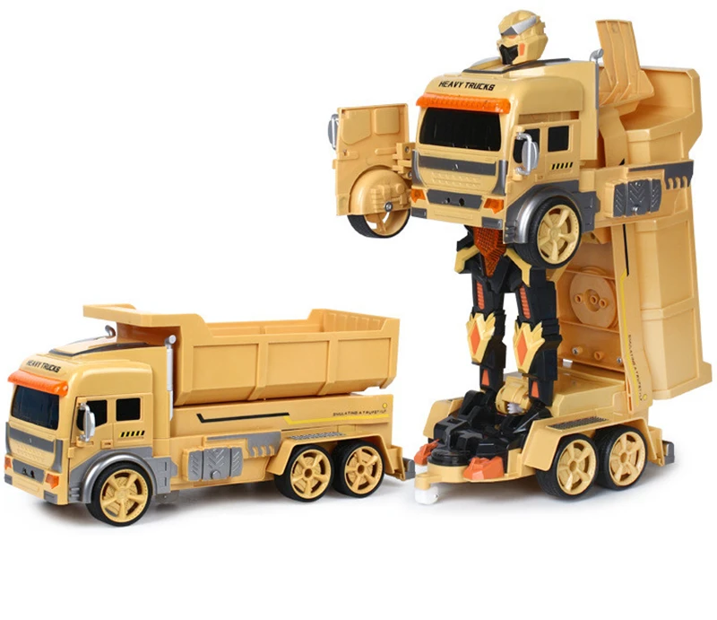 RC автомобиль робот экскаватор самосвал мальчики игрушки инженерное