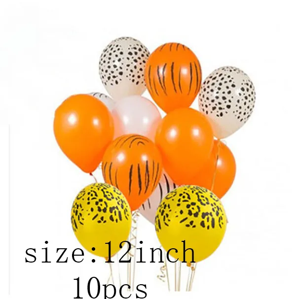 mix2 10pcs 1 комплект латексные воздушные шарики в виде животных зеленые джунгли тематические вечерние шары Детские фольгированные шары для детского душа день рождения Декор детские игрушки мяч - Цвет: mix2 10pcs