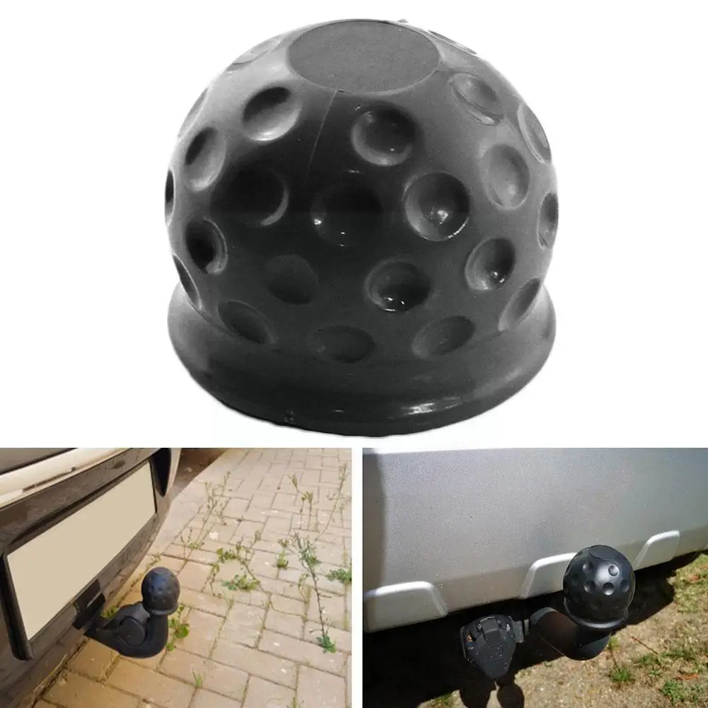 

Universal 50mm Tow Bar Ball Cover Ball Hood For Trailer Protect Resistance Tool Rubber Acid Alkali Repair Car Accessori R8Q5