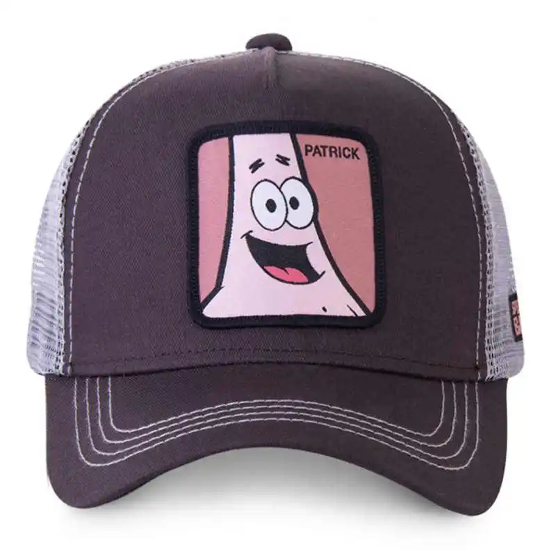 Новая сетчатая шапка Губка Боб Snapback хлопок Патрик бейсболка для мужчин и женщин хип хоп дальнобойщик папа Регулируемый головной убор gorras дропшиппинг - Цвет: PATRICK