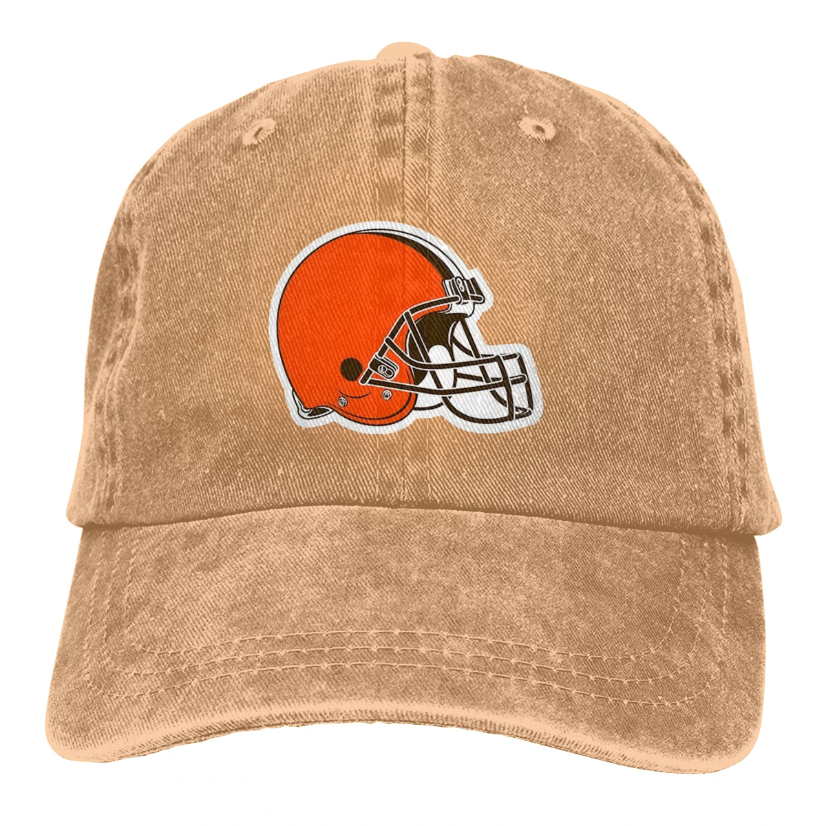 

Women Ponytail baseball cap print 3D Browns logo Fashion Hats Men Cotton Outdoor Simple Visor Casual Cap