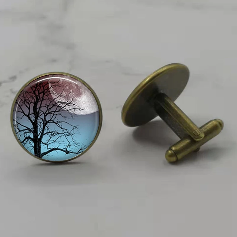 Tree of Life Men's Cufflinks Best Set Wedding Shirt Accessories | Украшения и аксессуары