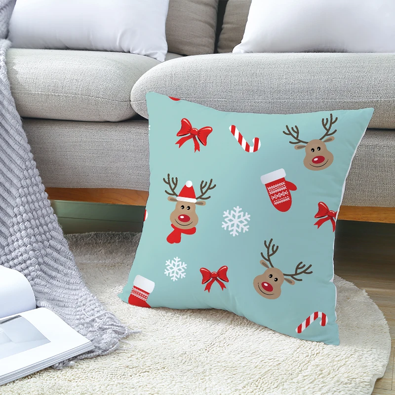 Мультяшная серия Merry Christmas Чехол на подушку с принтом декоративные подушки для