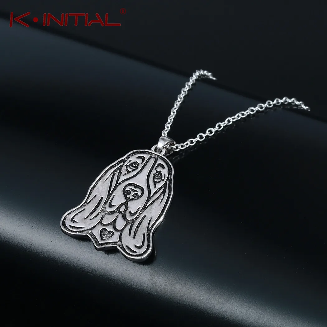 Кулон и ожерелье Kinitial кулон для собак щенков Очаровательное девушек женщин