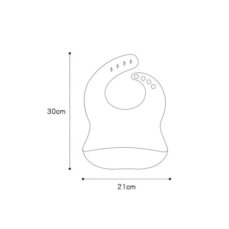 Baby Bibs Silicone Waterproof Breastplate Feeding Solid Cloth Bandana Infant Drooling Scarf Aprons Stuff For Newborns |