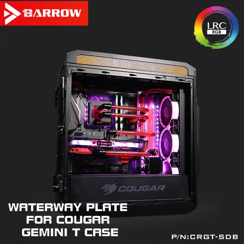 

Barrow LRC2.0 Акварельная пластина для COUGAR Gemini T чехол для ЦП и ГП блок RGB 5 в 3PIN акварельные доски