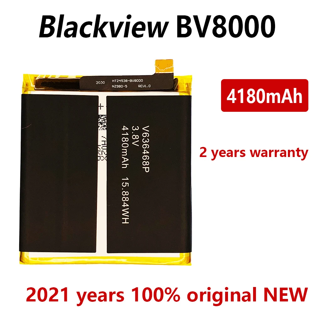100% Оригинальный 4180 мАч BV 8000 Сменный аккумулятор для Blackview BV8000 BV 8000 Pro V636468P батареи Bateria