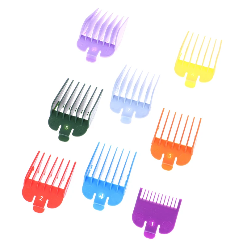 

Набор инструментов 8 шт./компл., направляющая для стрижки волос, гребень, защита для волос, Концевая расческа, режущая головка для Wahl триммеро...