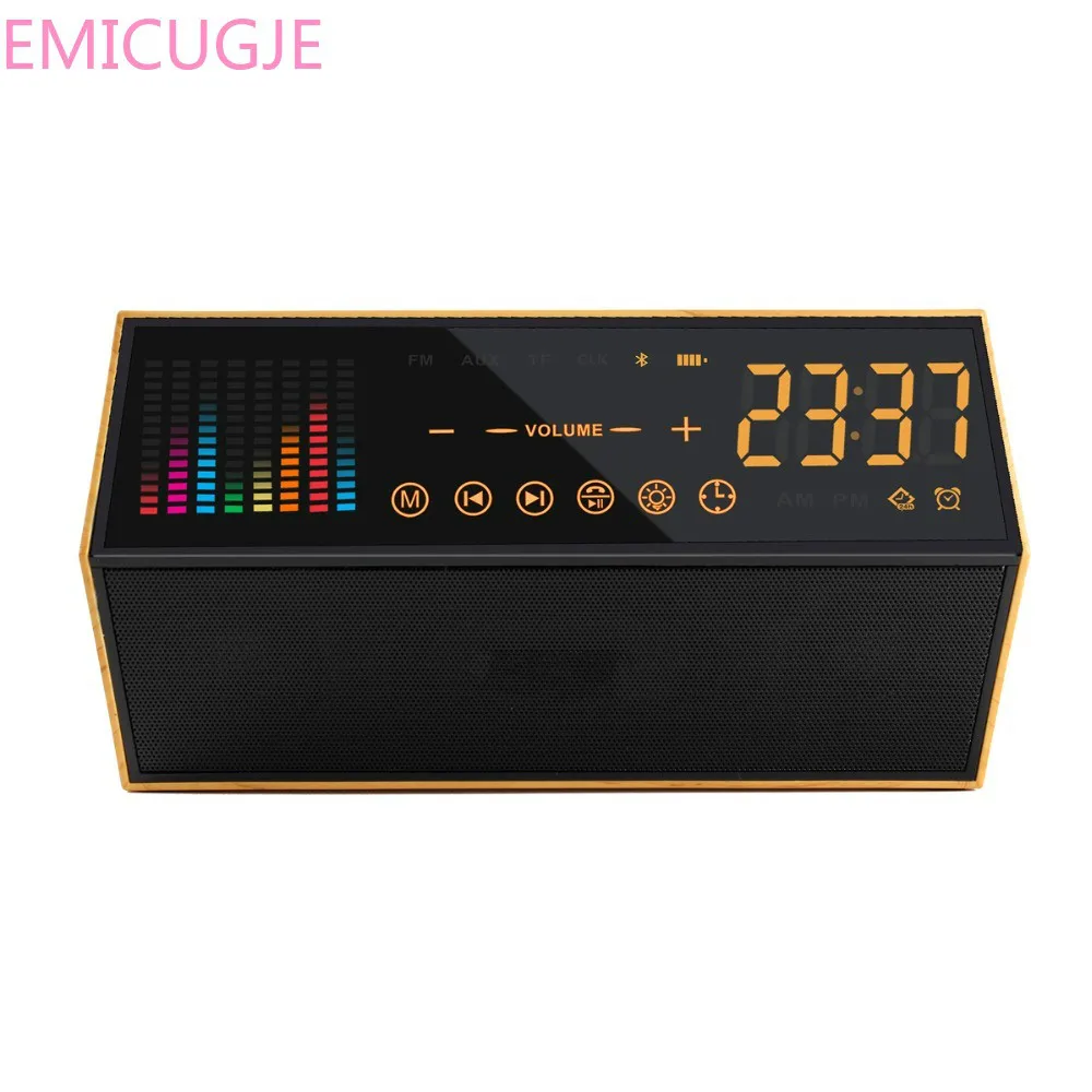 Ретро домашний декор настольные часы с подсветкой сенсорный экран светодиодные