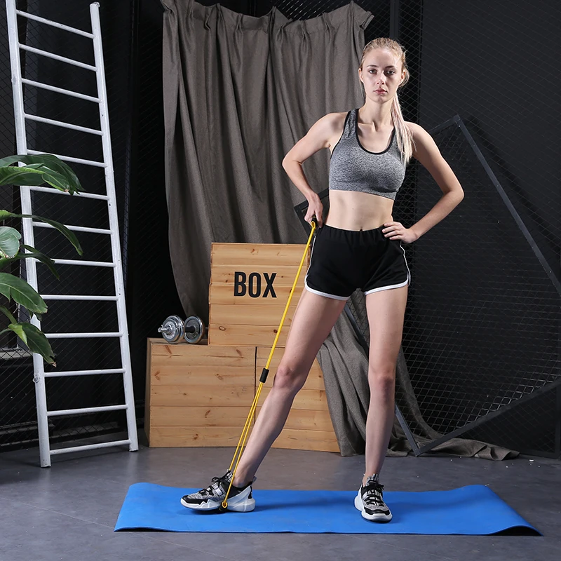 2019 горячая Йога резинки Фитнес сопротивлением 8 слово грудь канат-Эспандер для