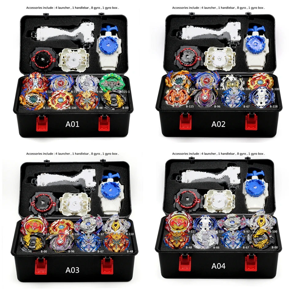 TAKARA TOMY Top Beyblade пусковое устройство Burst Bey Blade металлический чехол Bayblade набор для