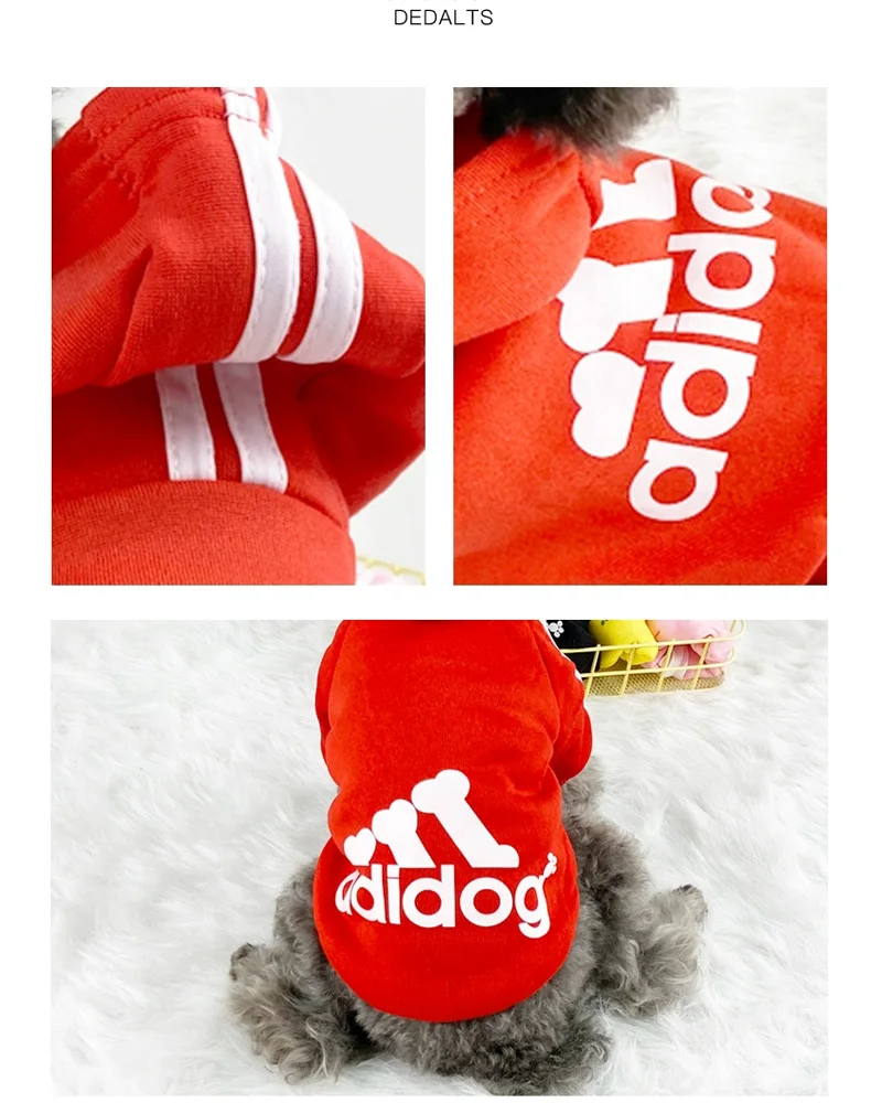 Одежда для чихуахуа зимняя одежда домашних питомцев с четырьмя ногами толстовки