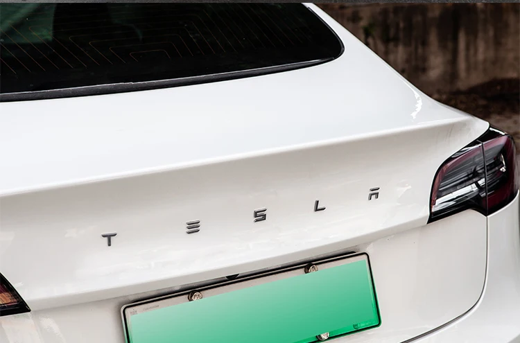 Наклейка с буквами для багажника Tesla логотип буквы хвост ярлык автомобильные