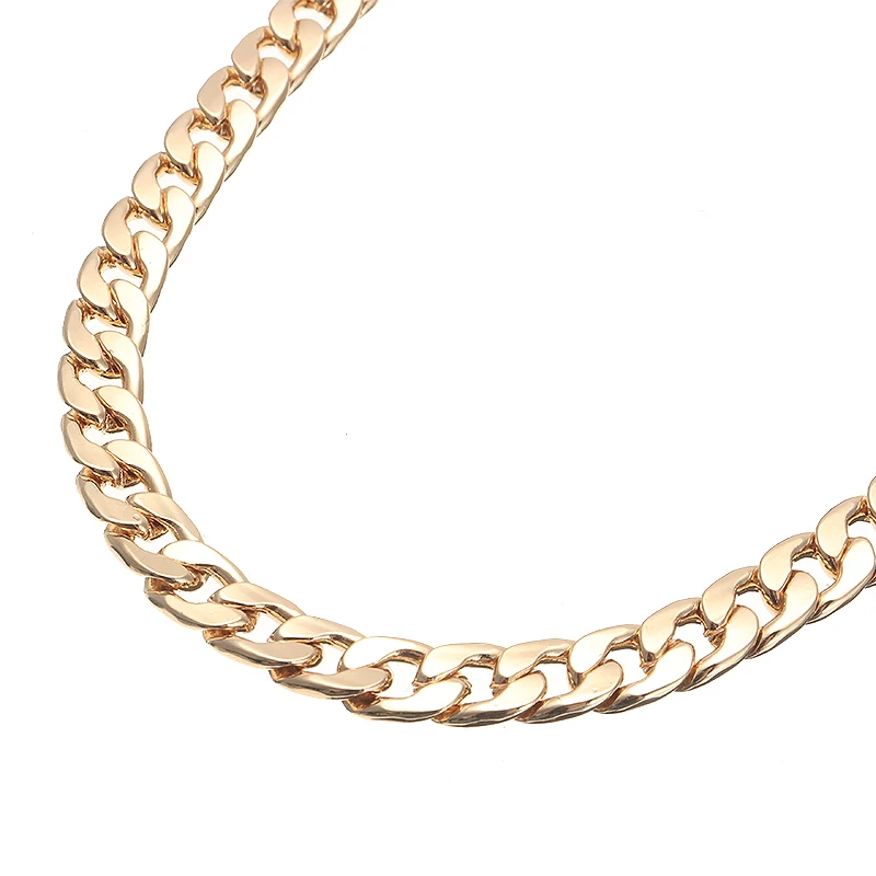 Хип хоп Золотая цепочка звеньевая для мужчин рок рэпер ночной клуб заполненная