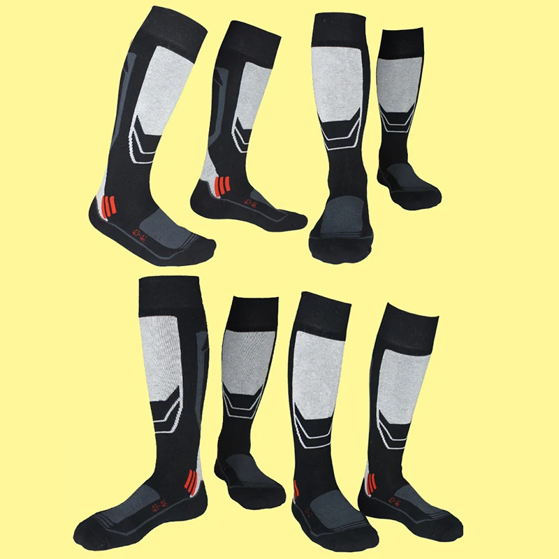 Зимние теплые мужские лыжные термоноски толстые хлопковые спортивные носки для