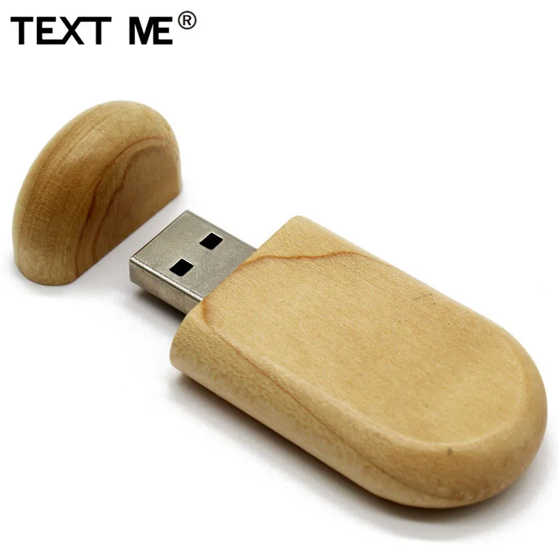 Флеш-накопитель usb с индивидуальным логотипом TEXT ME Maple wood Walunt wood, usb 2,0, 4 ГБ, 8 ГБ, 16 ГБ, 32 ГБ, 64 ГБ, подарок для фотографии