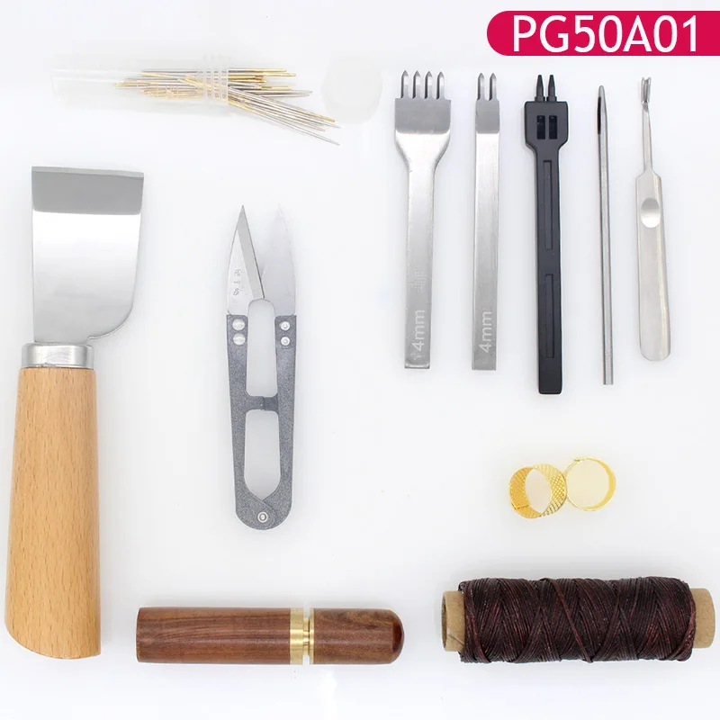 Набор инструментов для кожи 10 шт./компл. простой швейный инструмент подходит