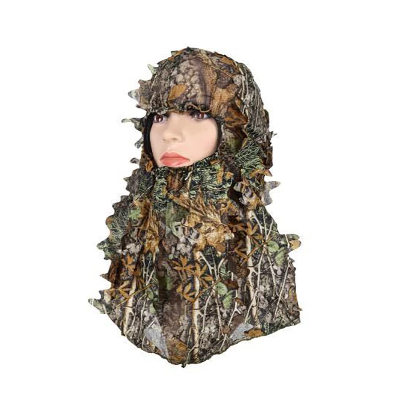 Камуфляжные листья маски KUBUG тактический капюшон для охоты снайперская маска