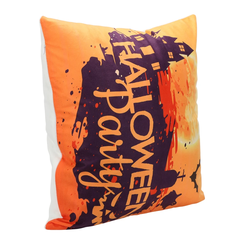 

Наволочки для подушки наволочки домашний диван Тыква Лен простой Хэллоуин замок