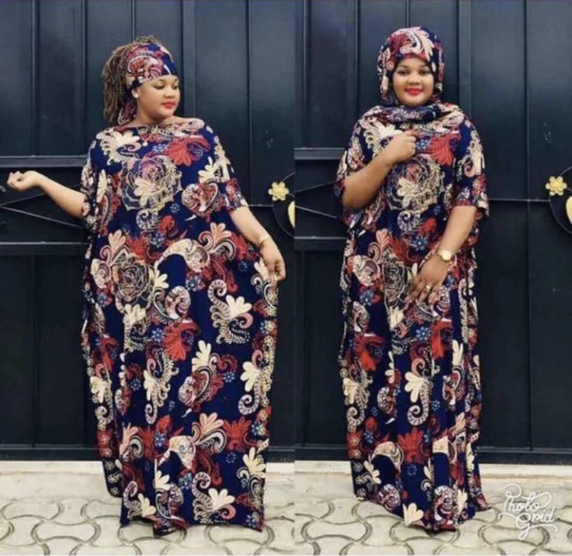 

African Dresses for Women Long Maxi Dress Muslim Abaya Plus Size Dashiki Party Fairy Vestidos Robe Ladies Africa Clothing Hijab