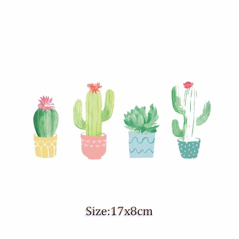 Термотрансферные наклейки на ткань с изображением растений деревьев цветов