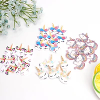 10pcs unicorn patch resin material handicraft making material accessories for hairpin clothing decoration crafts diy production