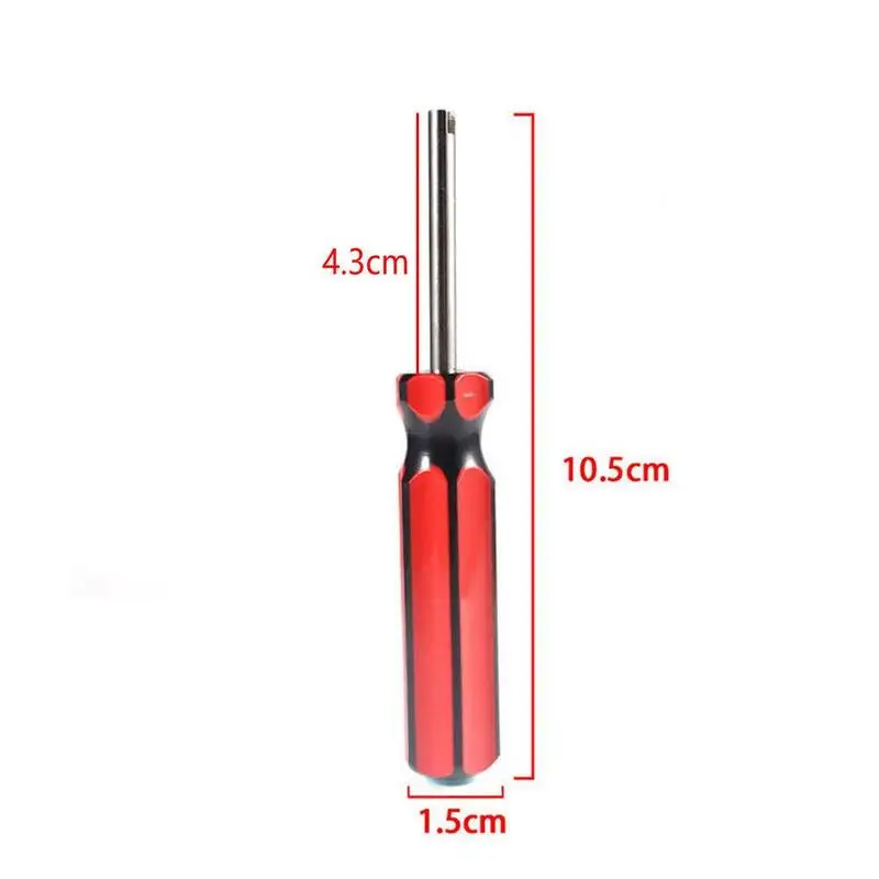 

1pcs Car Tire Valve Core Removal Tool Automobile Tire Single End Valve Installation Tool Screwdriver Tools Valve Car Repair F3D0