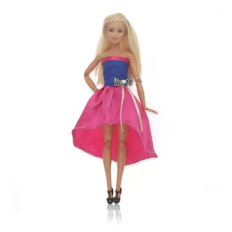 

1/6 BJD Doll Clothes Little Bowknot Dress For Barbie Clothes Party Gown For Barbie Doll Outfits 11.5" Dolls Accessories Kids Toy